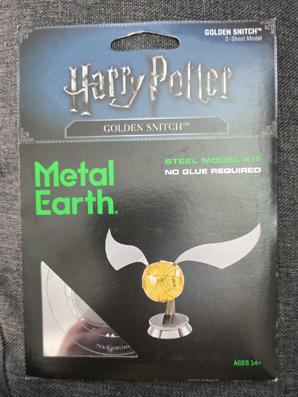Metal Earth Harry Potter Golden Snitch Model - Gold & Silver